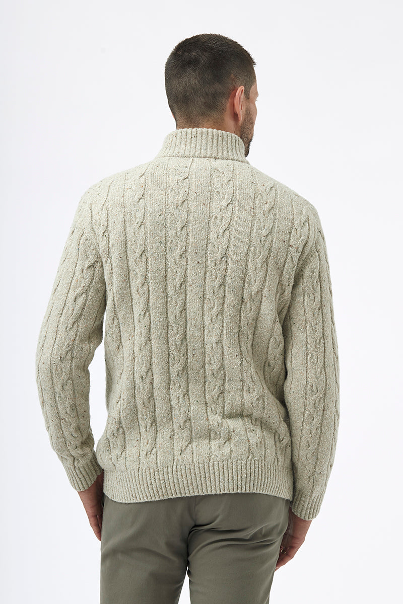 Oatmeal Cable Knit