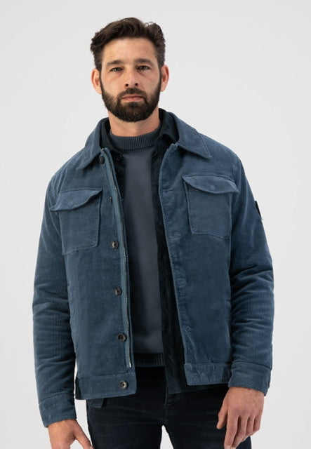 Orion Blue Trucker Jacket By Dstrezzed