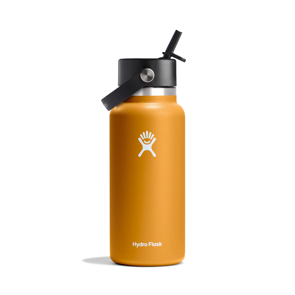 Fossil 32oz (946mL) Wide Mouth with Flex Straw Cap Hydro Flask