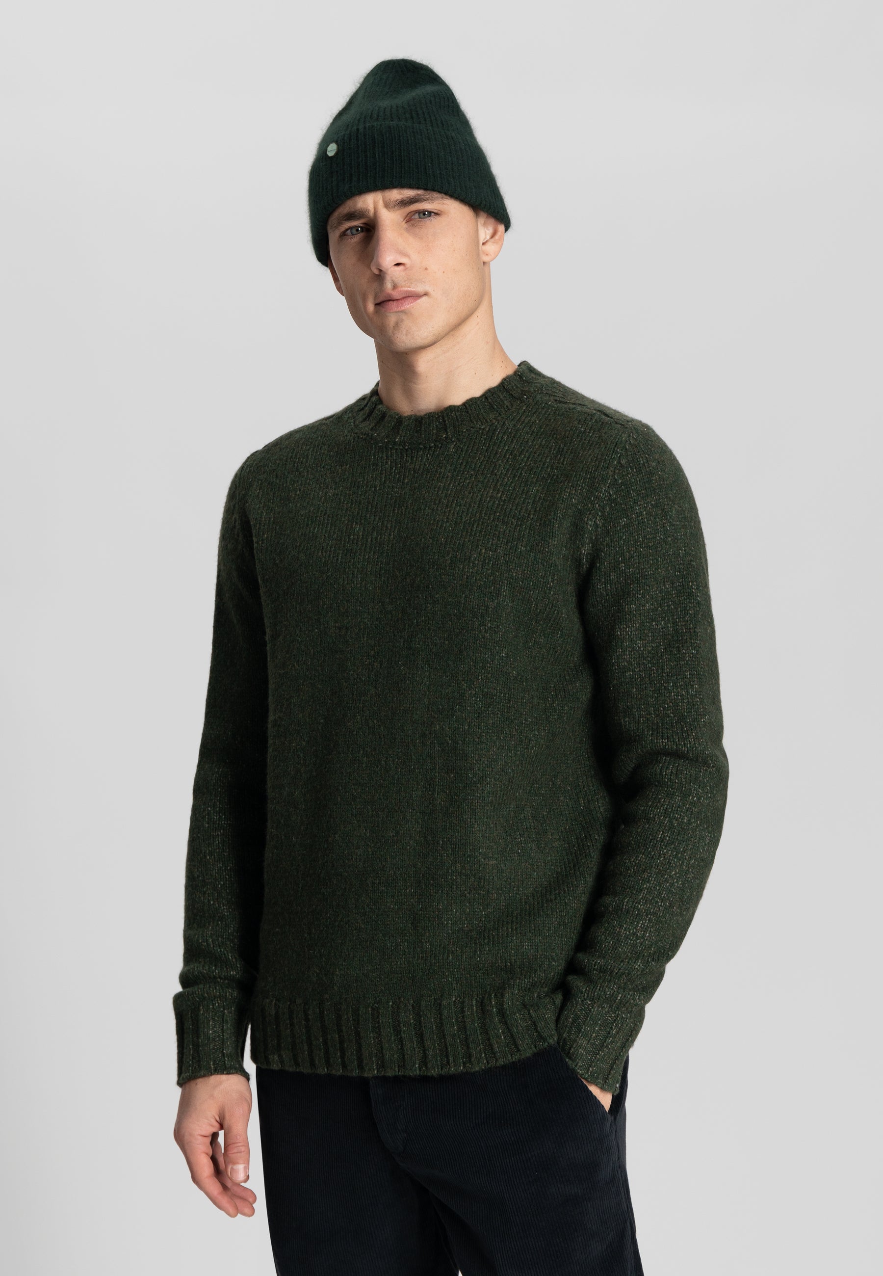 Melange Crew Neck