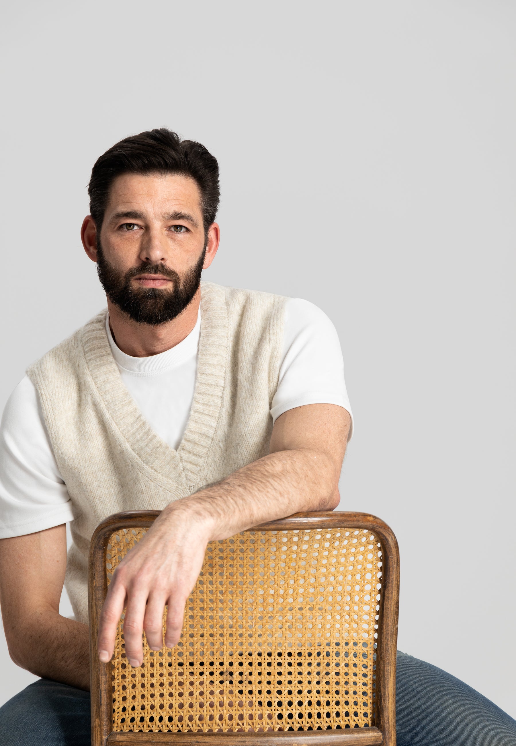 Hugin Vest in Navy by Dstrezzed