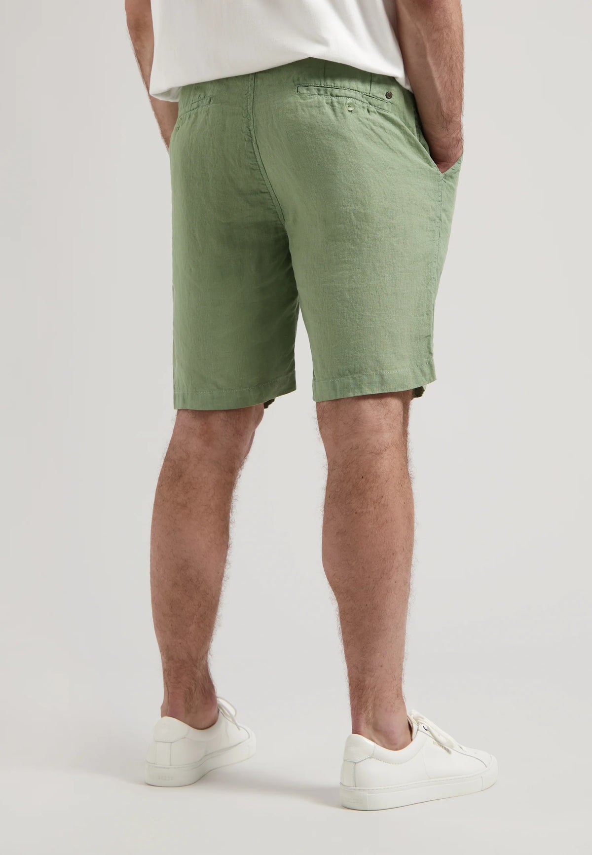 Green Linen Short