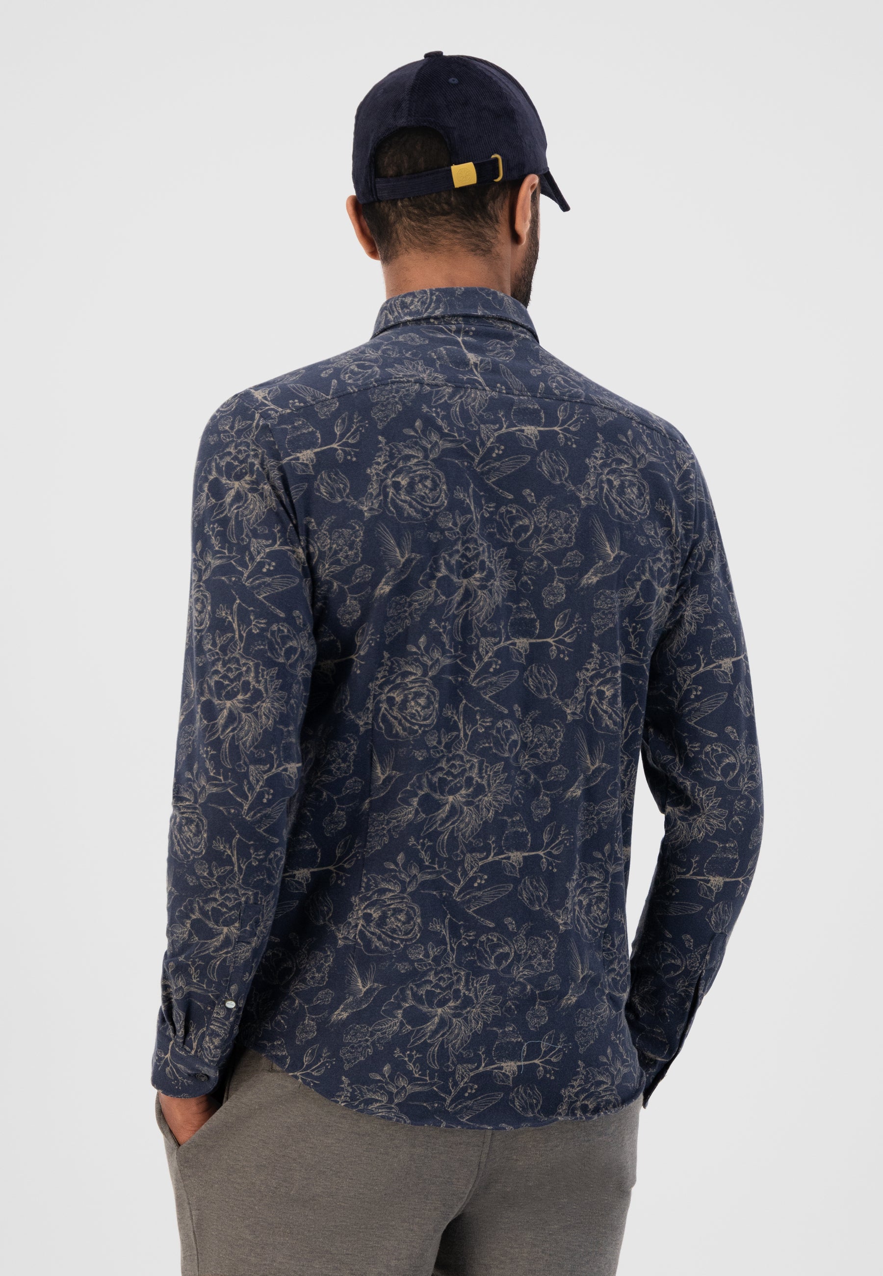 Hidden Birds Jersey Knit Shirt