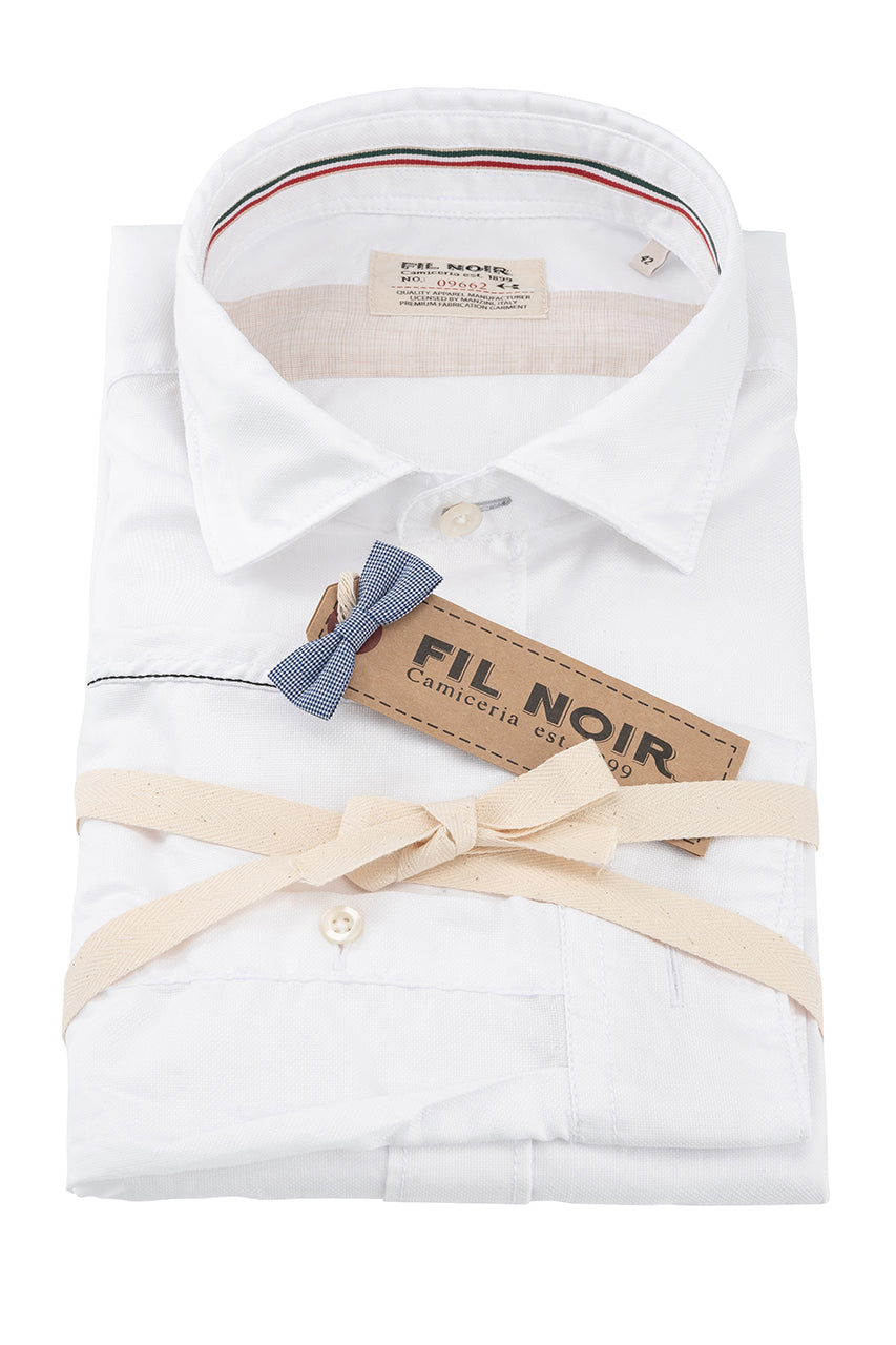 Milano White Poplin Shirt