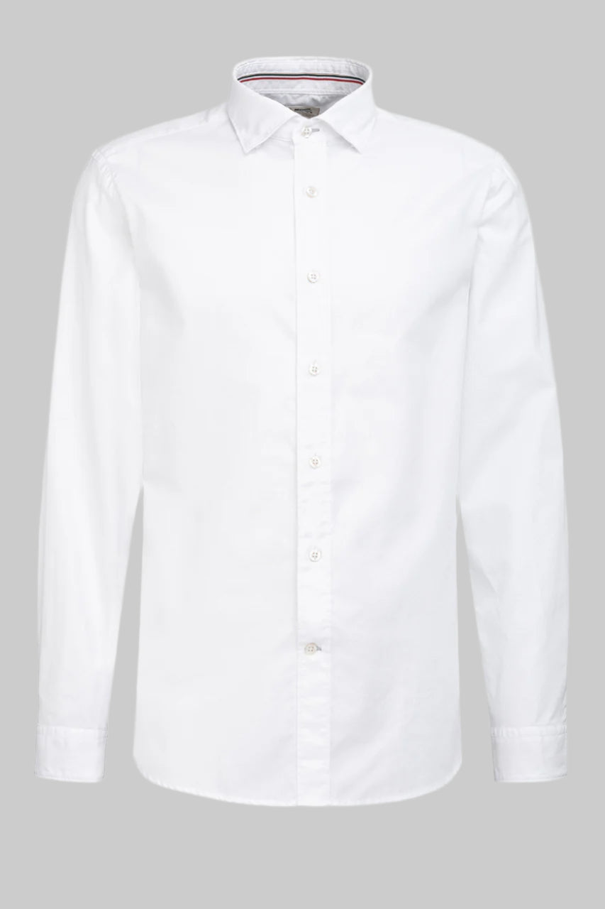 Milano White Poplin Shirt