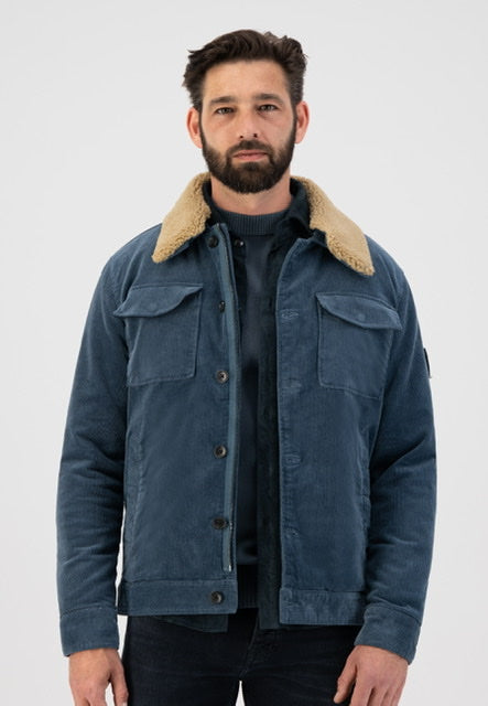 Orion Blue Trucker Jacket By Dstrezzed