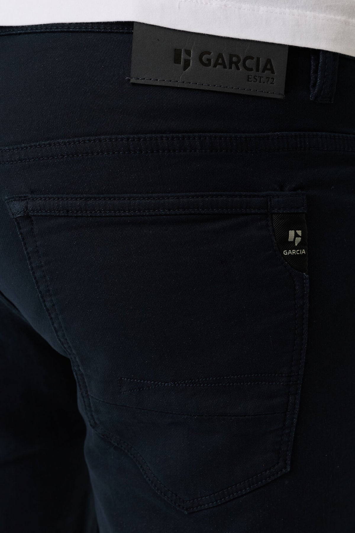 Navy Cotton Short