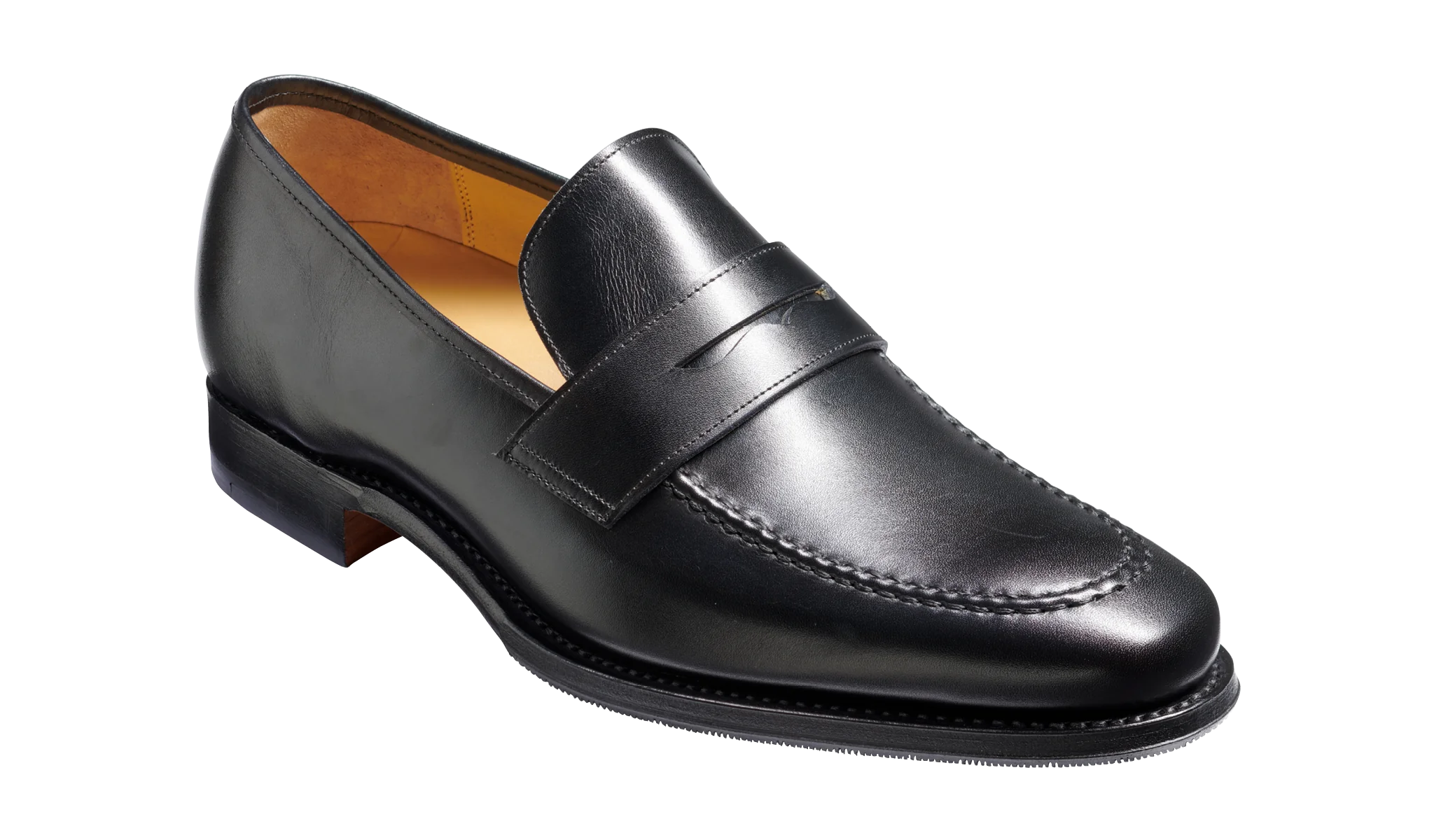 Loafer - Black Calf Leather by Barker