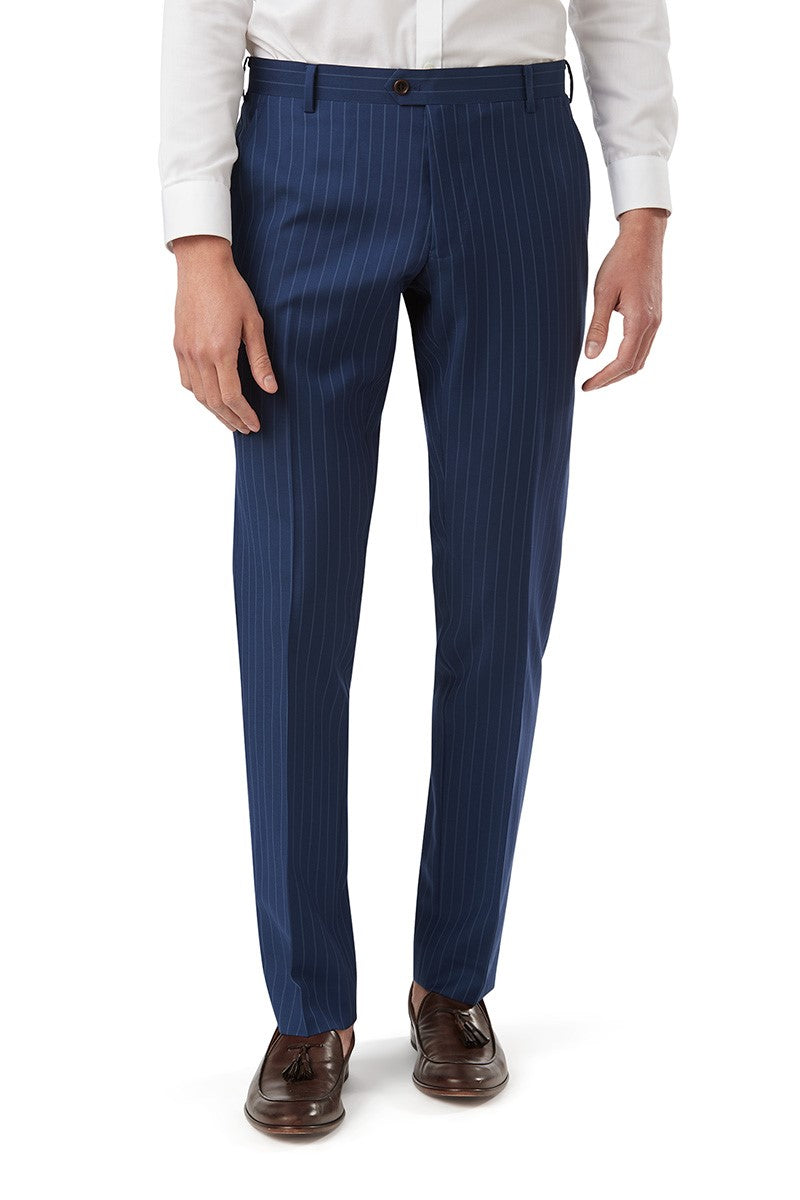 Blue Pinstripe Suit