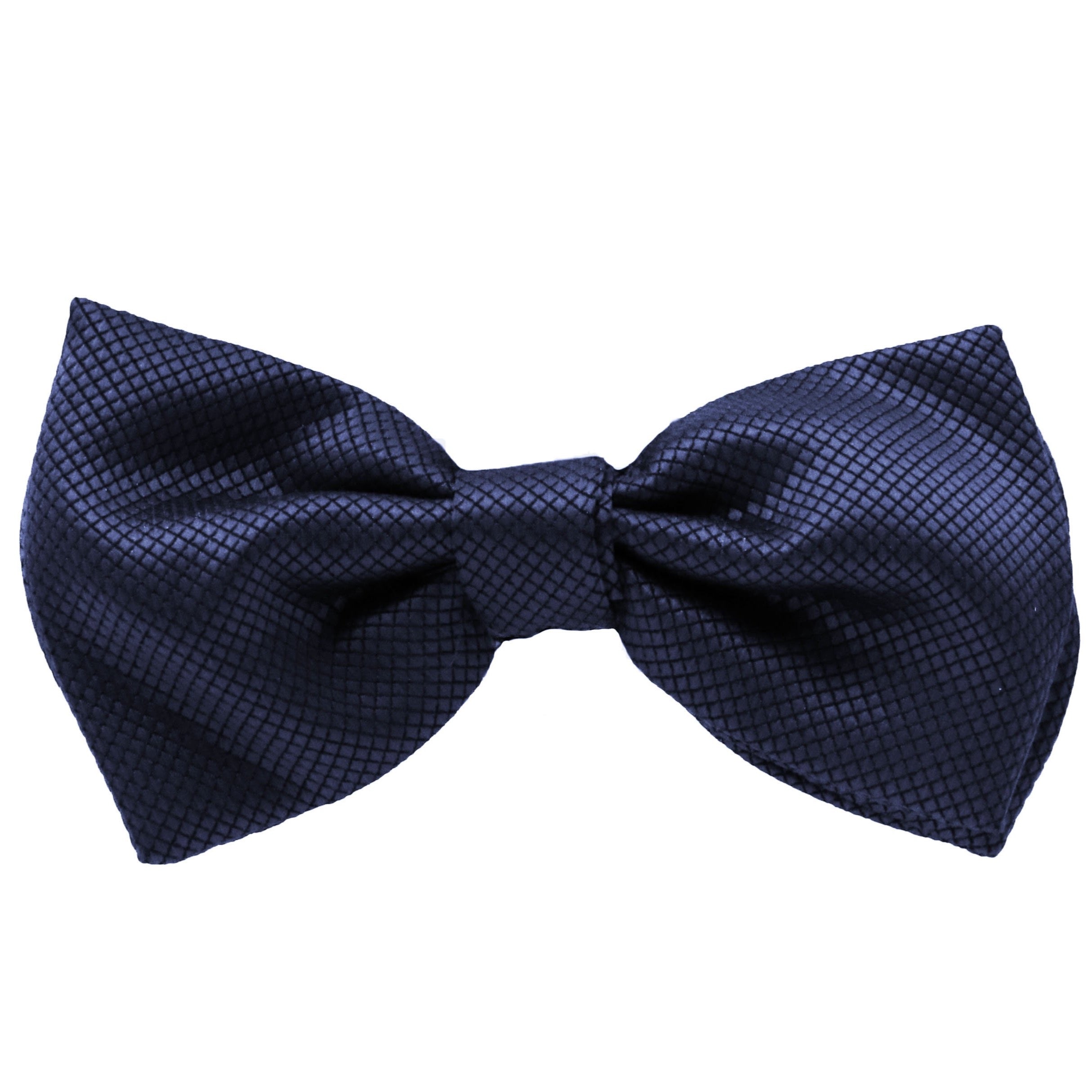 Navy Jacquard Bow Tie
