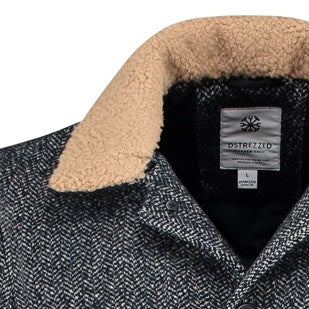 Herringbone Wool Coat by Dstrezzed