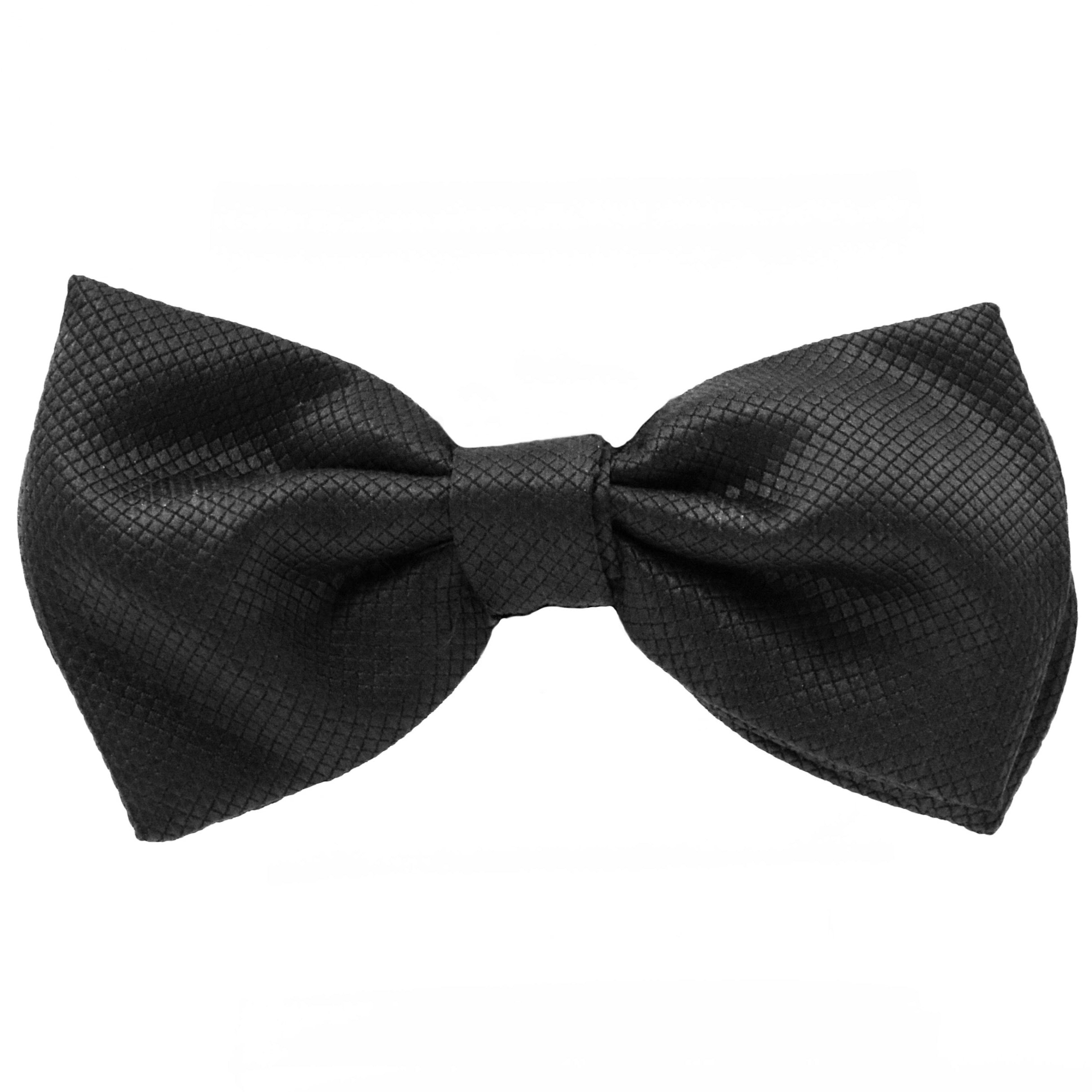 Black Jacquard Bow Tie