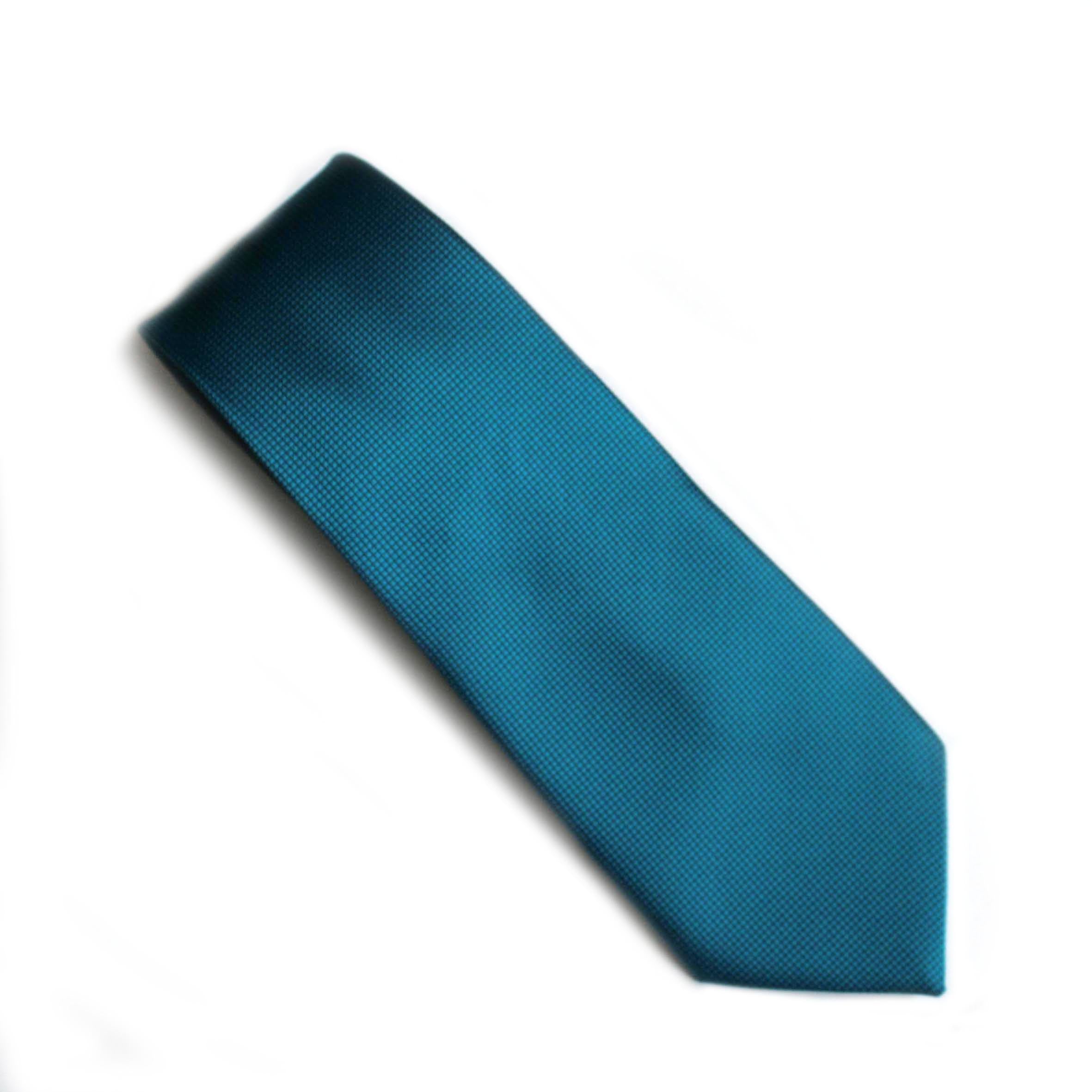 Teal Jacquard Tie