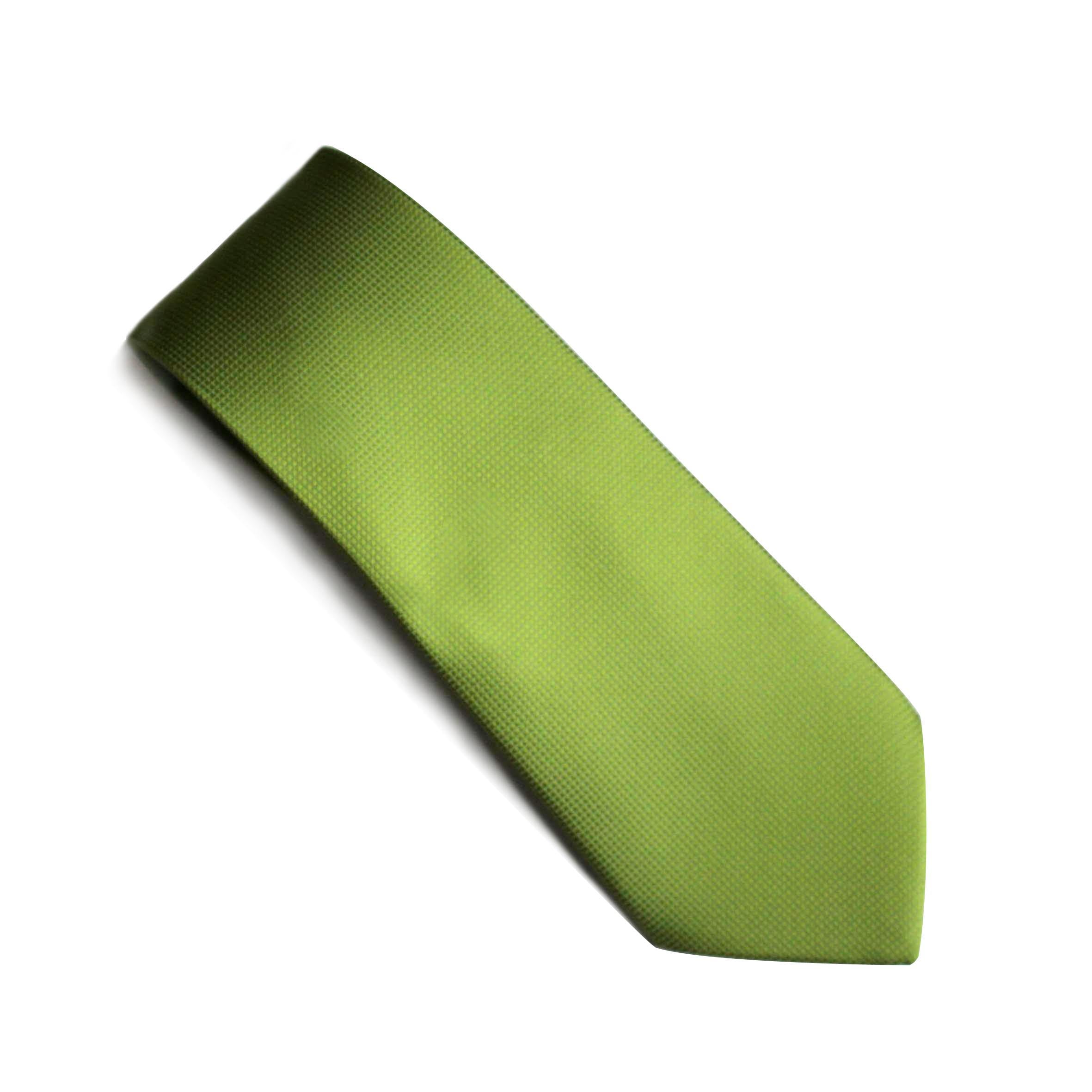 Lime Jacquard Tie