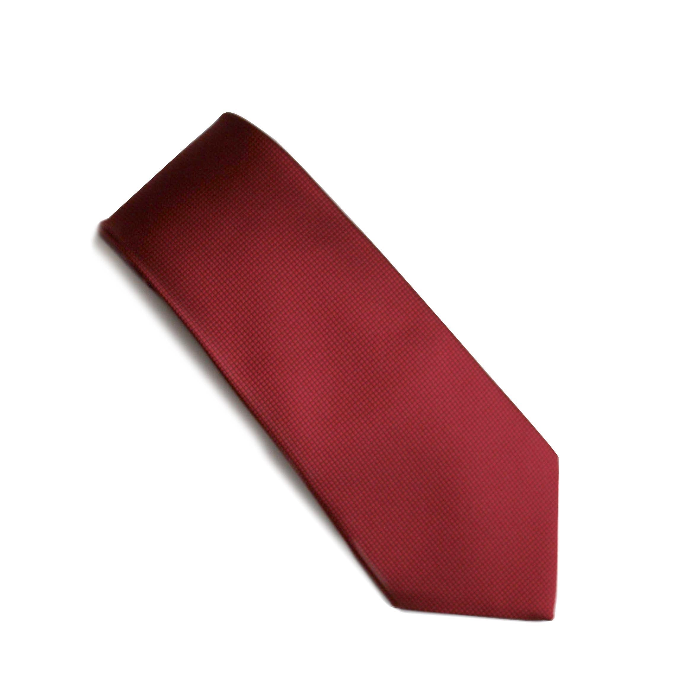 Red Jacquard Tie