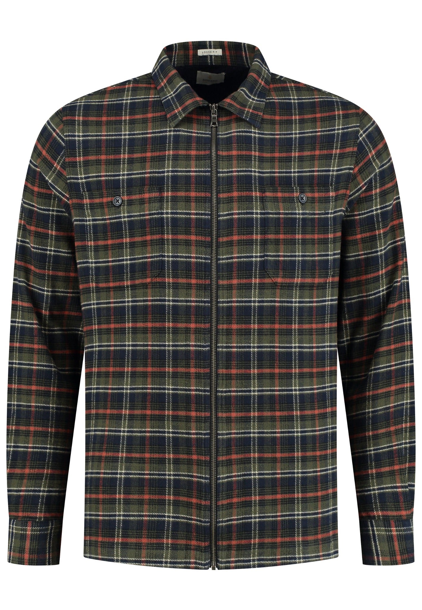 Check Flannel Shirt Jacket in by Dstrezzed