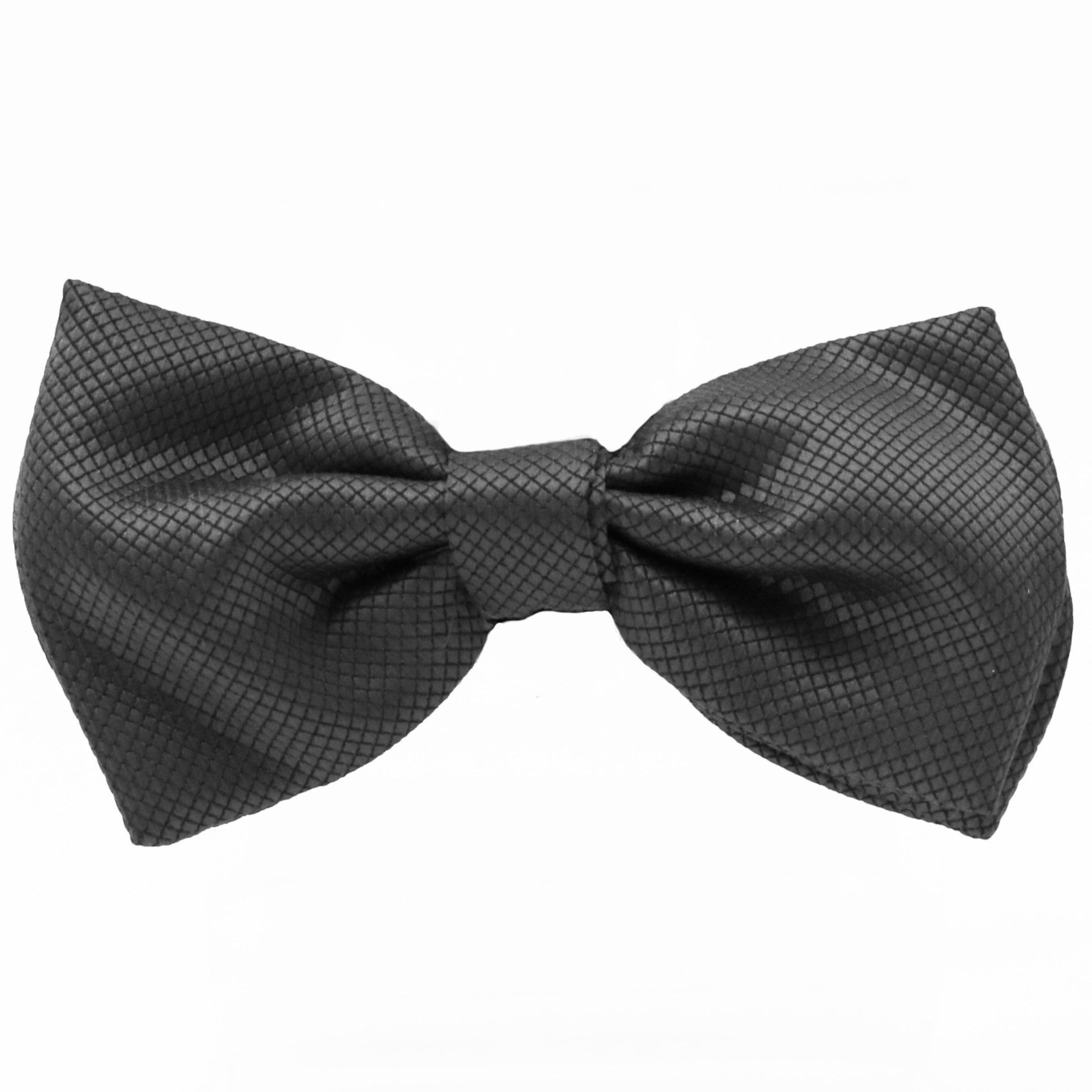 Charcoal Jacquard Bow Tie