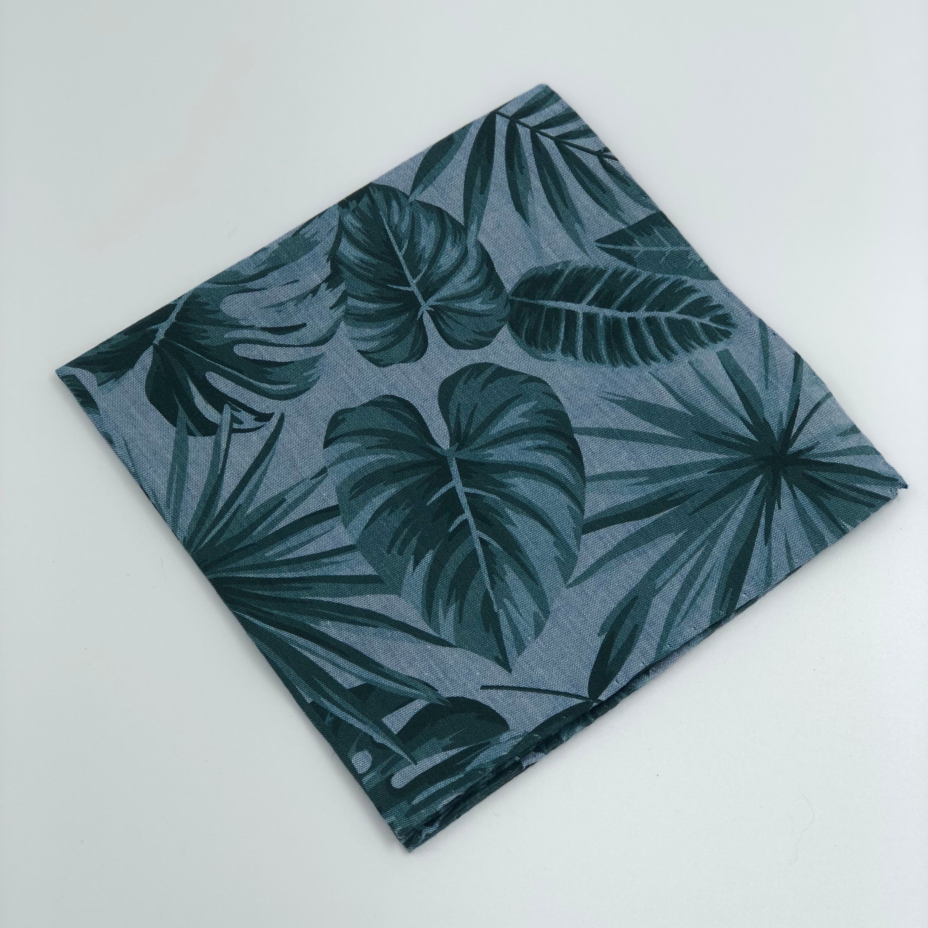 Monti Castello Palm Print Pocket Square