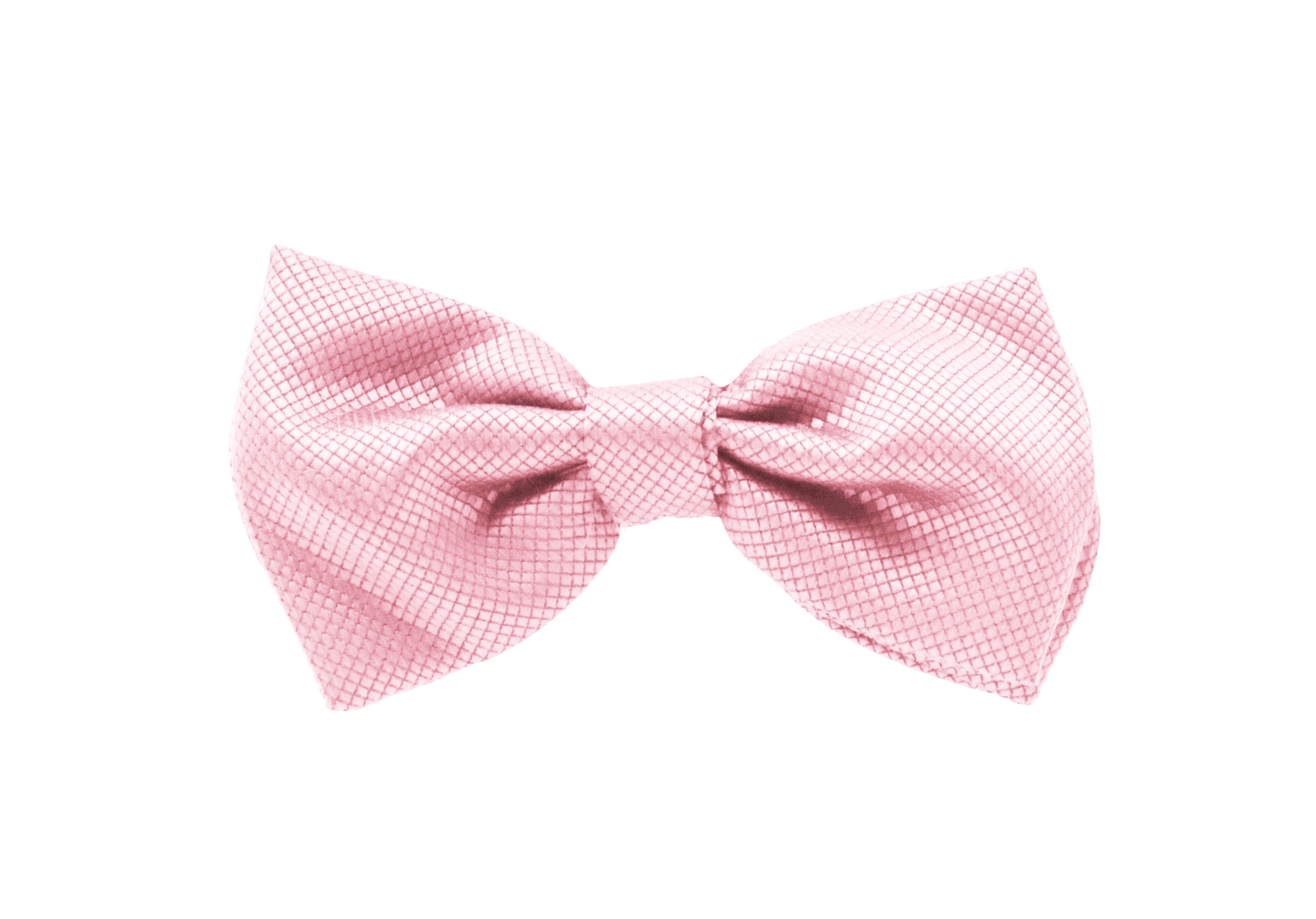 Pink Jacquard Bow Tie