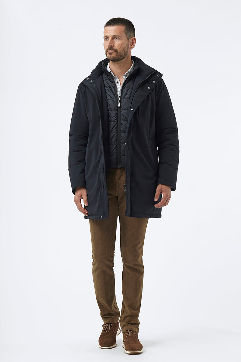 Navy Waterproof Raincoat