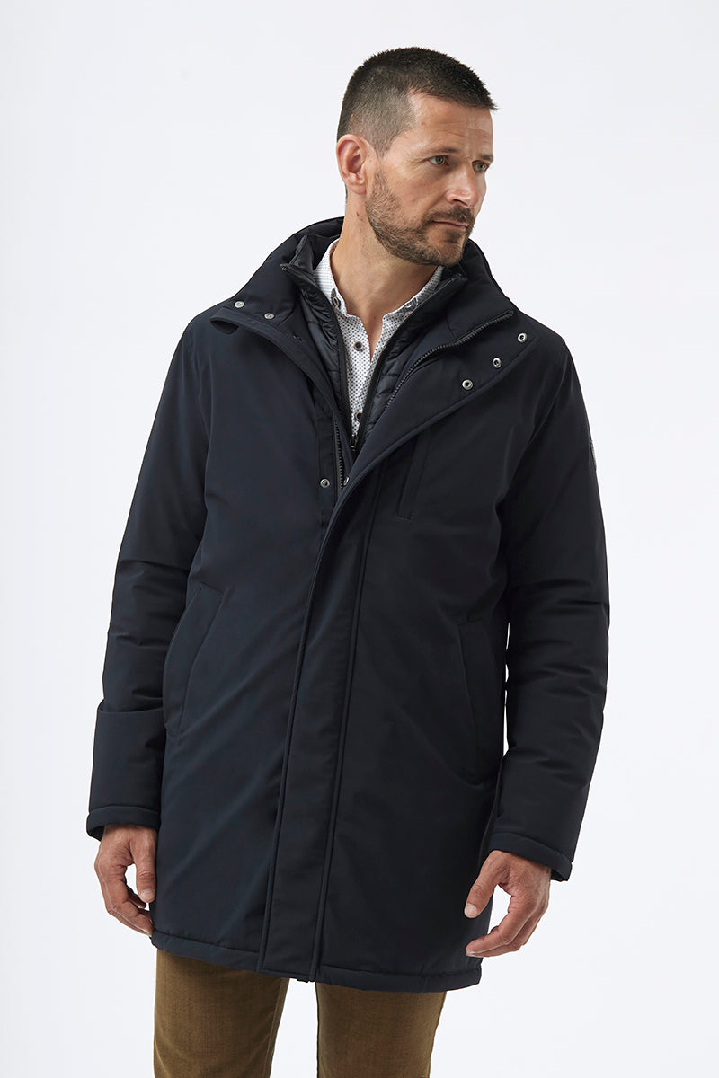 Navy Waterproof Raincoat