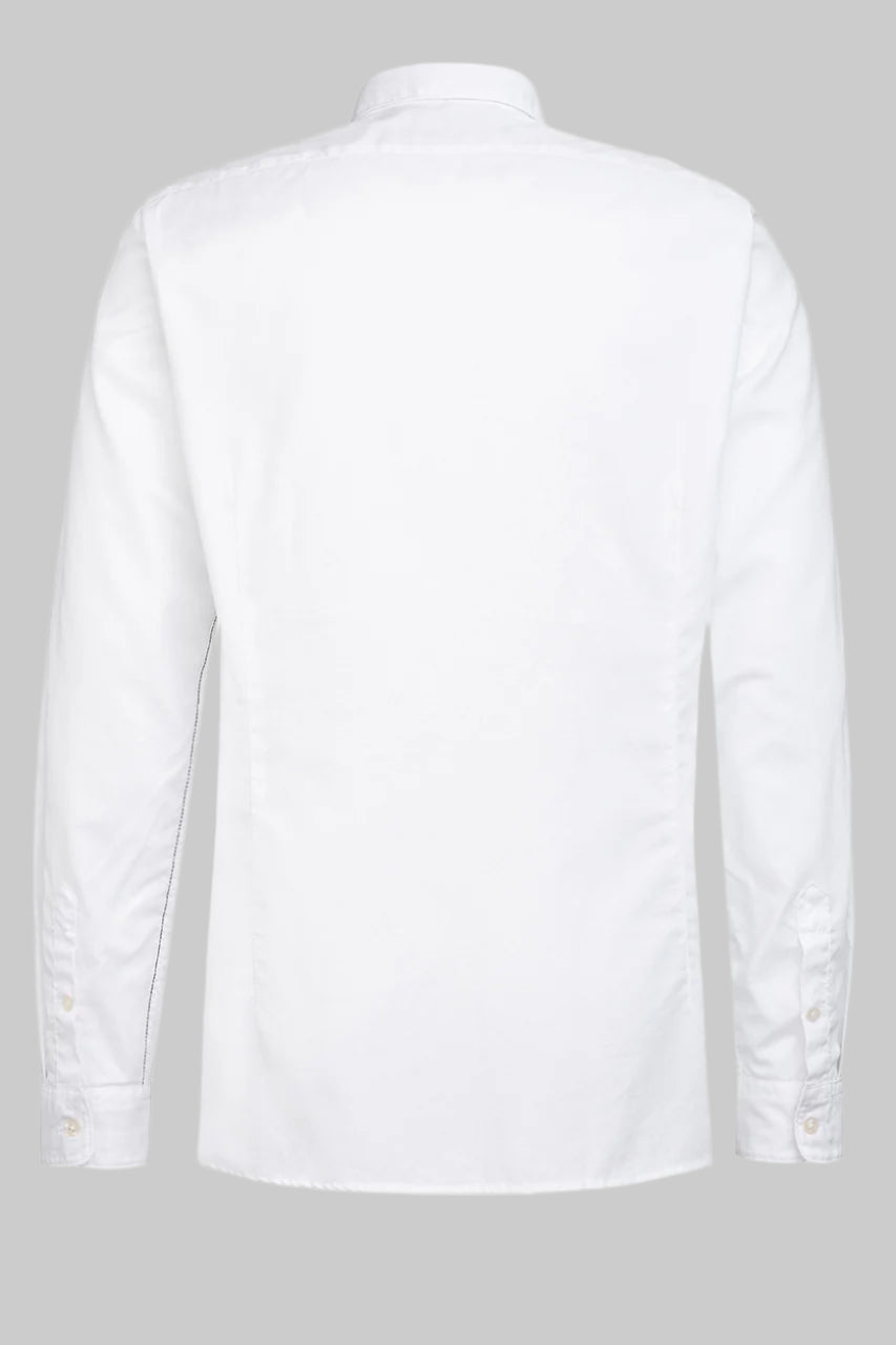 Milano White Poplin Shirt