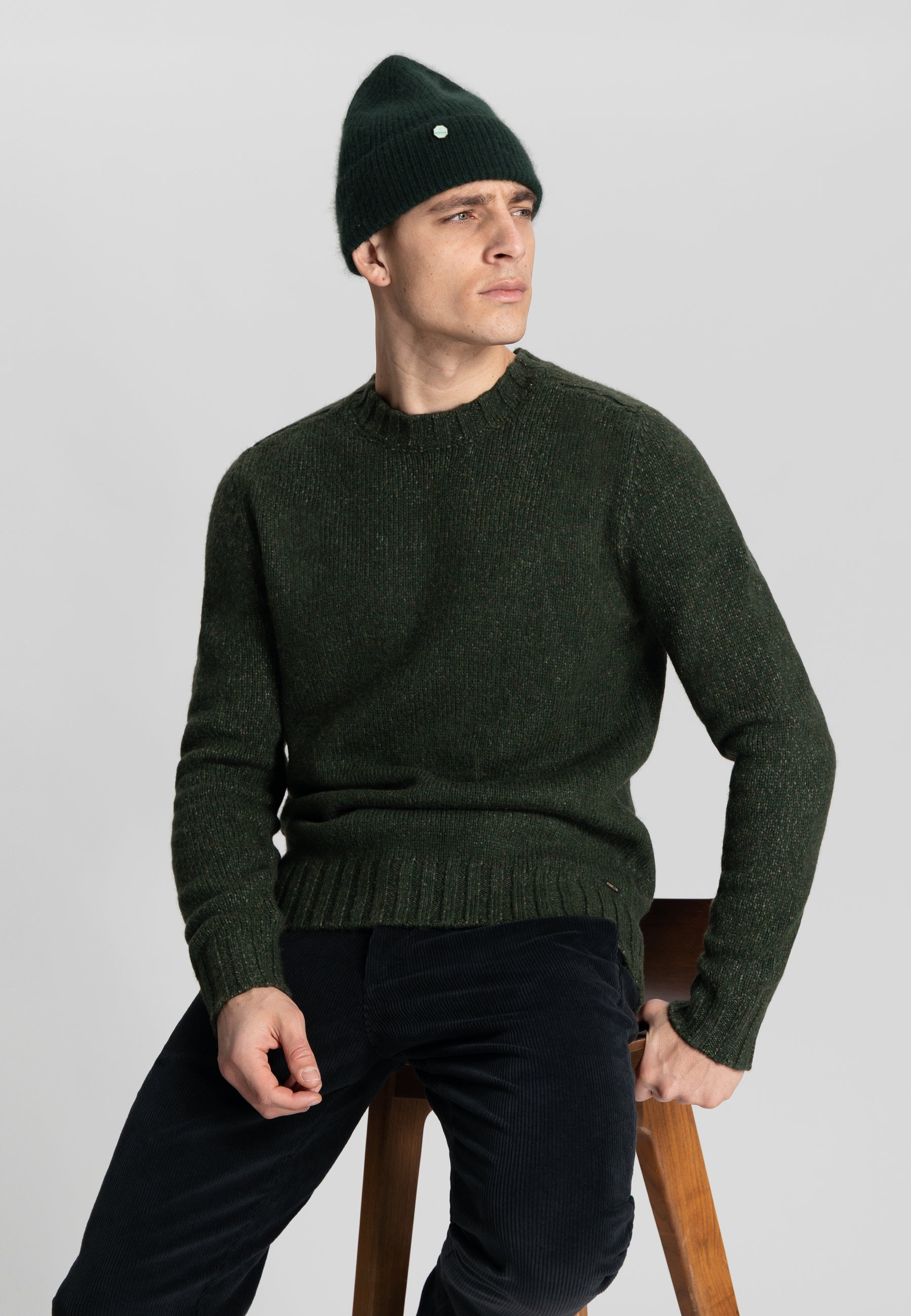 Melange Crew Neck