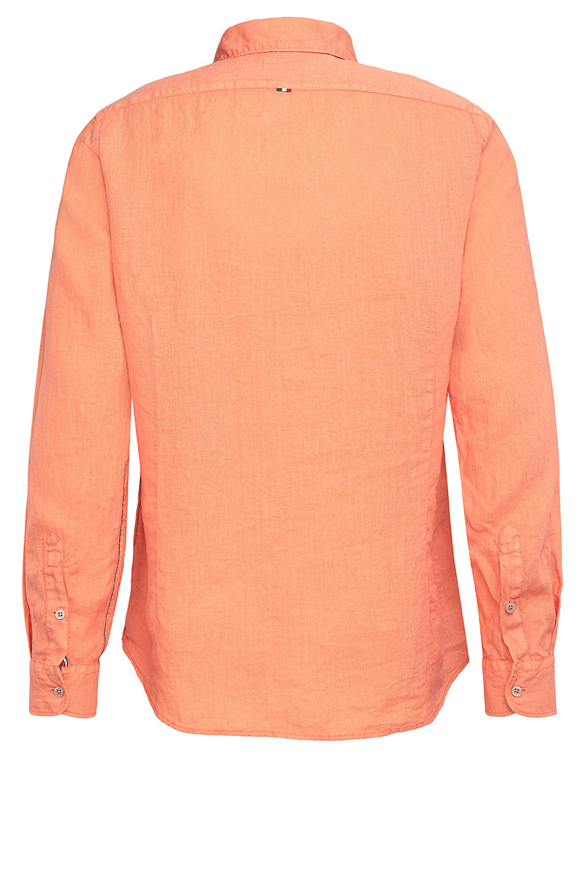 Roma Orange linen by Fil Noir