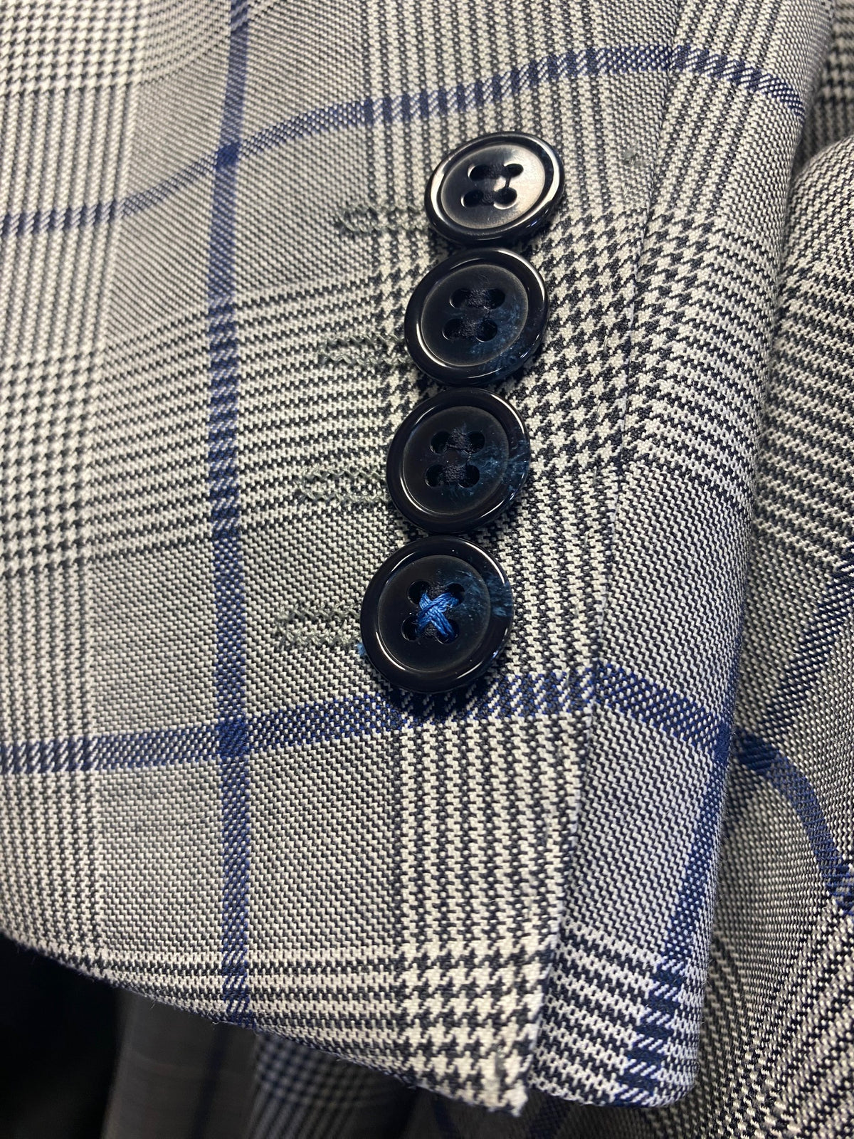 Bold Check in Grey