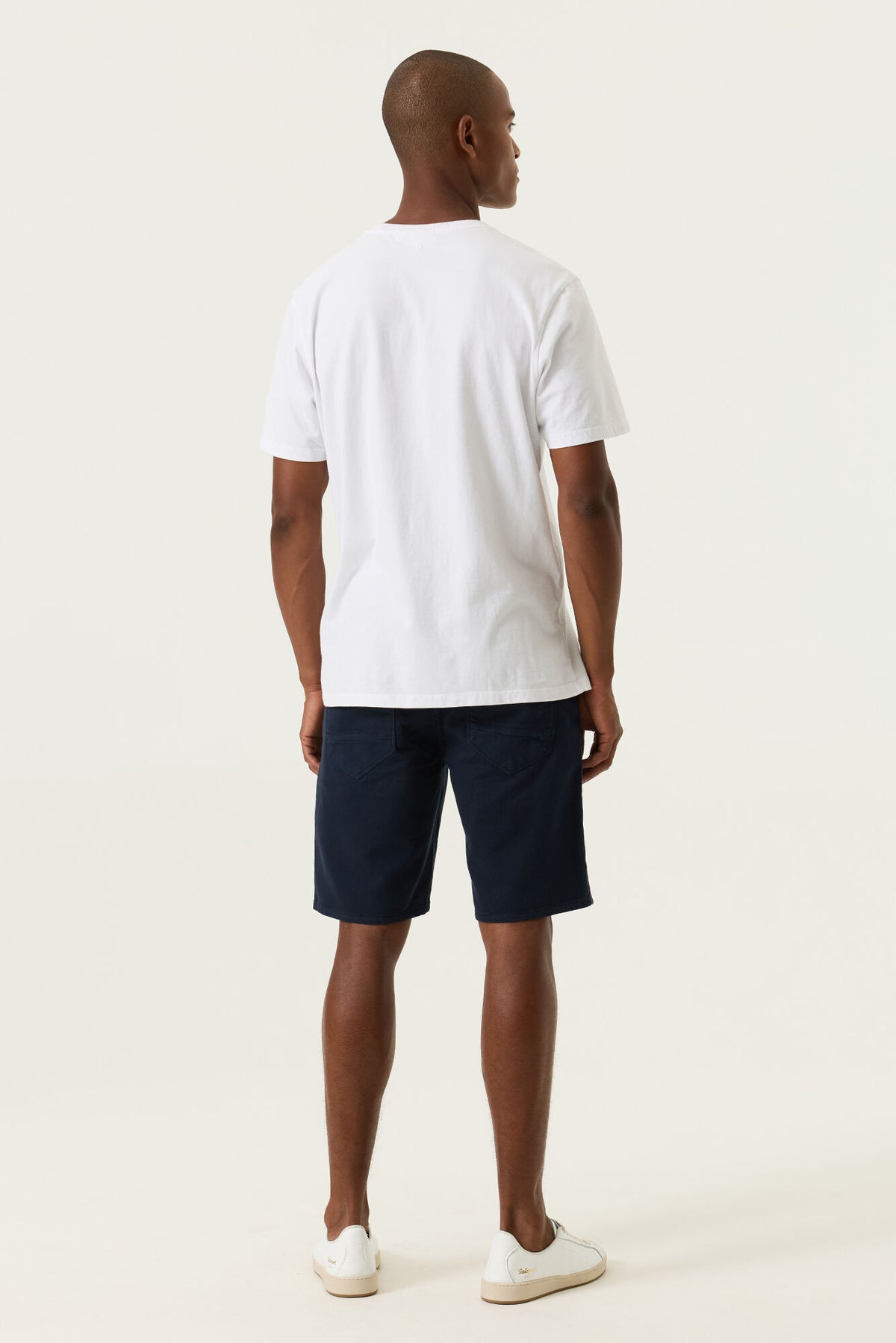 Navy Cotton Short