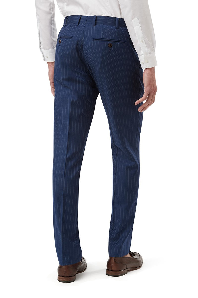 Blue Pinstripe Suit