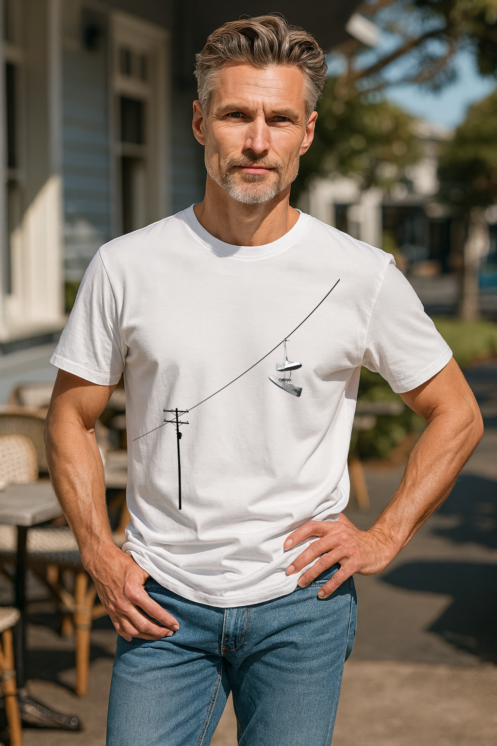 Sneakers T-Shirt in White