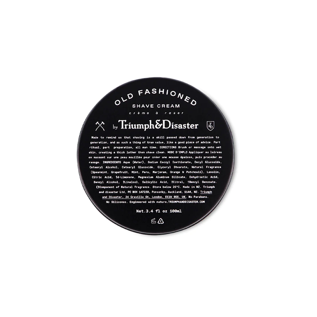 Old Fashion Shave Cream 100ml Jar by Triumph & Disaster