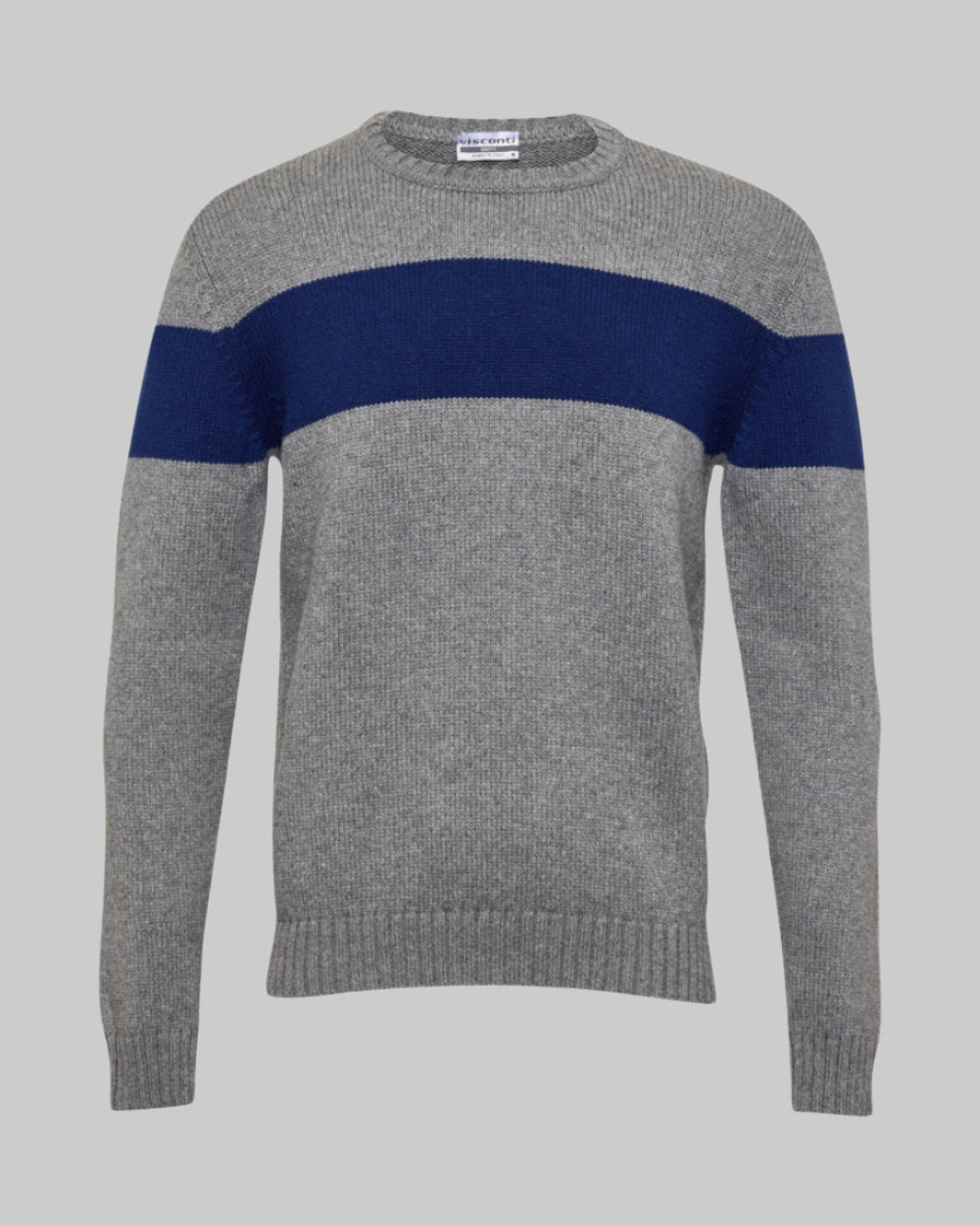 Blue Block Stripe