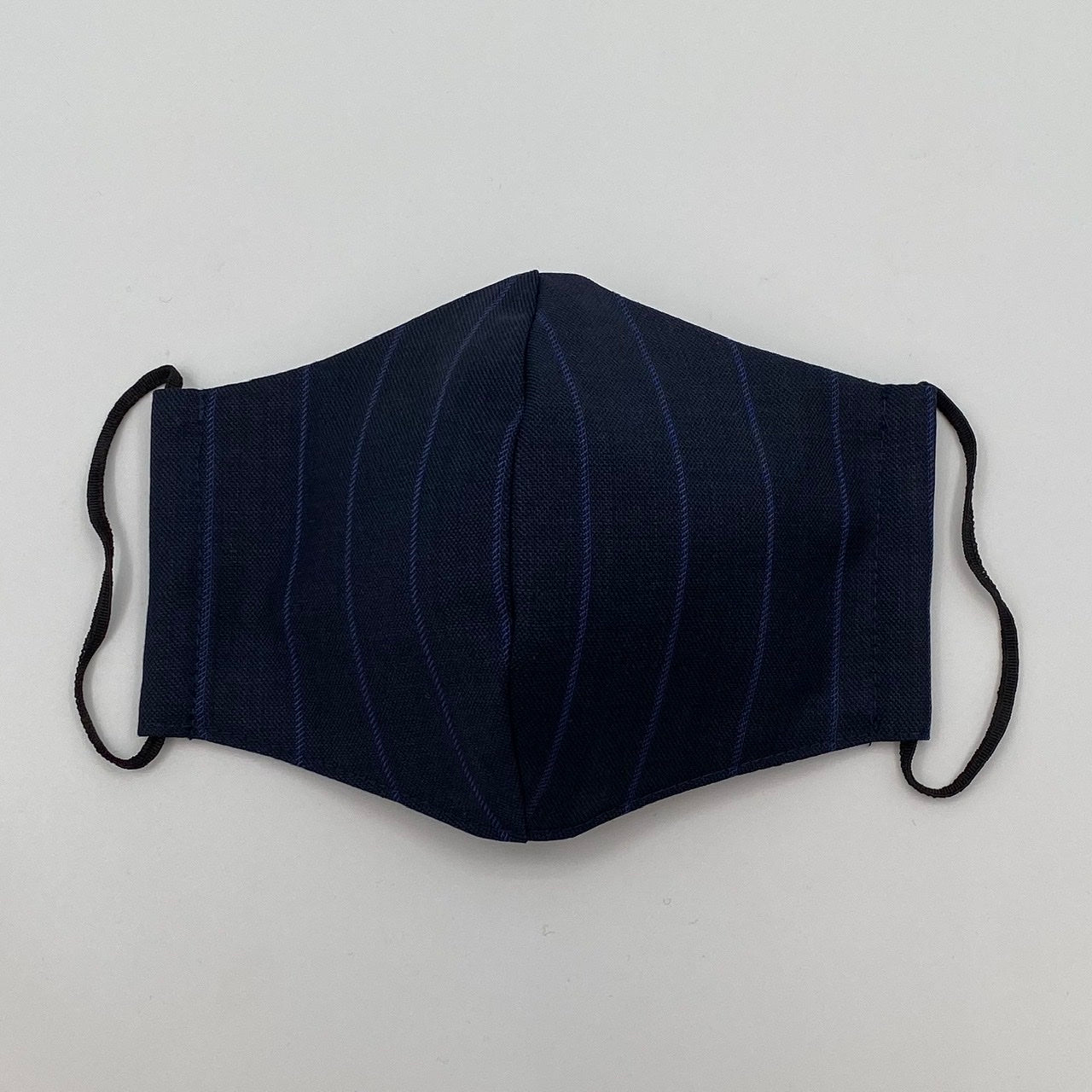 Face Mask - Navy Blue Stripe with Blue Stripe