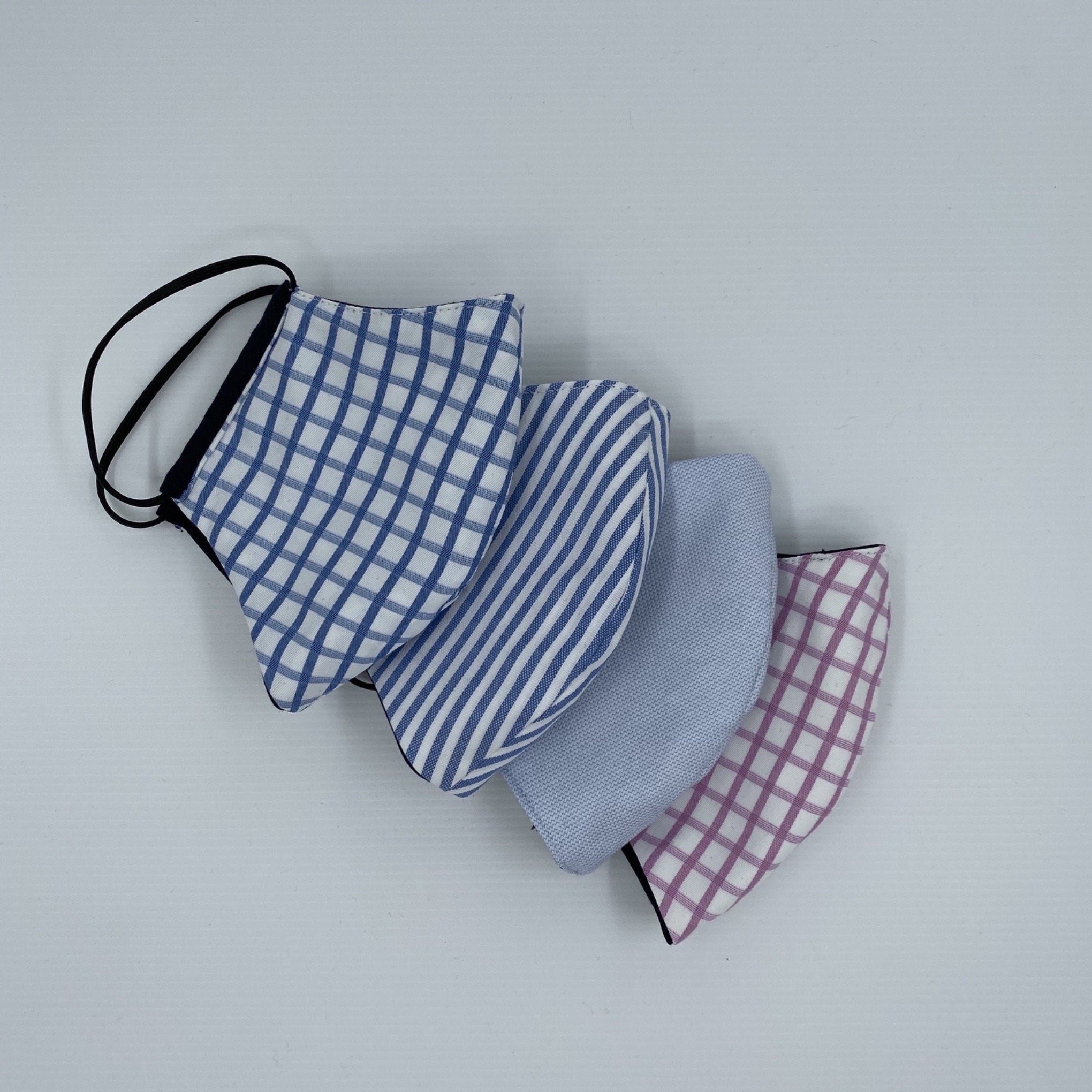 Face Mask - Red Floral Stripe